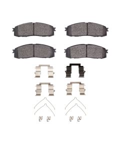 DFC 84-87 Toyota Cressida Rear 5000 Advanced Ceramic Brake Pads and Hardware Kit - 1551-0622-01