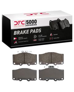 DFC 88-95 Toyota 4Runner Front 5000 Advanced Ceramic Brake Pads - 1551-0410-00