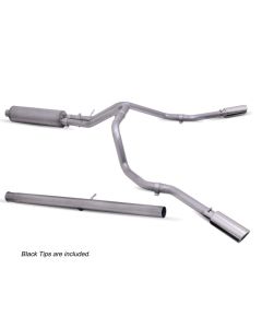 Gibson 20-21 Chevy Silverado 2500HD 6.6L 2.5in Cat-Back Dual Extreme Exhaust - Black Elite - 65714B