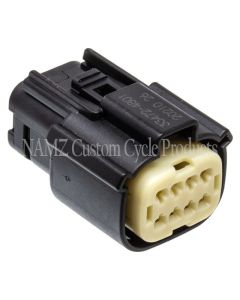 NAMZ 07-23 V-Twin VRSAW/CR/CX Models Molex MX-150 8-Position Female Connector - Blk (HD 72479-07BK) - NM-33472-0801