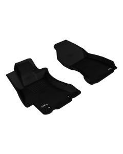 3D MAXpider 2012-2019 Subaru Impreza/XV Crosstrek/WRX/Sti Kagu 1st Row Floormat - Black - L1SB00811509