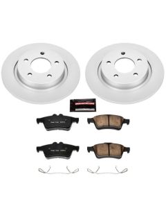 Power Stop 04-13 Mazda 3 Rear Z17 Evolution Geomet Coated Brake Kit - CRK129