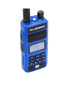 Rugged Radios Rugged R1 - Business Band Two Way Handheld Radio - Digital and Analog Blue - R1