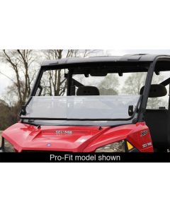 Seizmik 10-14 Polaris 400-570 Ranger Mid-Size - 1.75 in. Versa-Fold Windshield - UV Resistant Poly - 50-23079KIT