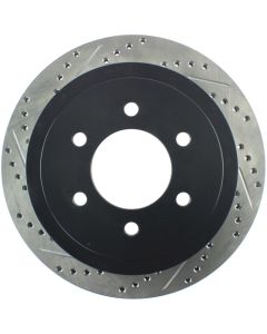 StopTech 04-09 Ford F150 / 06-08 Lincoln Mark LT Rear Right Slotted & Drilled Rotor - 127.65102R