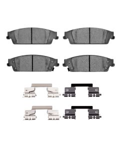 DFC 14-20 Cadillac Escalade Rear 5000 Advanced Semi Metallic Brake Pads and Hardware Kit - 1552-1194-12