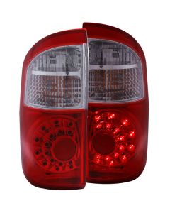 ANZO 2004-2006 Toyota Tundra LED Taillights Red/Clear - 311060