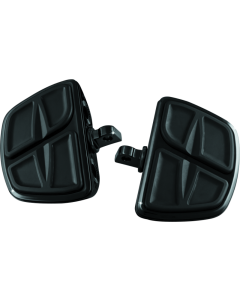 Kuryakyn Kinetic Mini Boards Black - 7612 Adapter Included