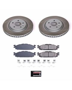 Power Stop 11-19 Lincoln MKT Front Semi-Coated Rotor Kit - SC5583