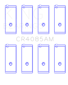 King Engine Bearings Toyota 2T/3T/3T-G/4T-G (Size +0.25mm) Connecting Rod Bearing Set - CR4085AM0.25