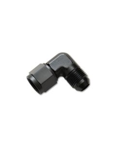 90° Swivel Adapter: Anodized Black -4AN Female to Male