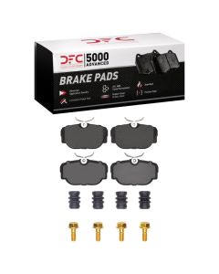 DFC 94-02 Land Rover Range Rover Rear 5000 Advanced Low Metallic Brake Pads and Hardware Kit - 1551-0493-01