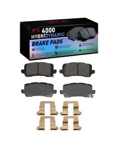 DFC 17-25 Acura MDX Rear 4000 HybriDynamic Brake Pads and Hardware Kit - 4000-1698-02