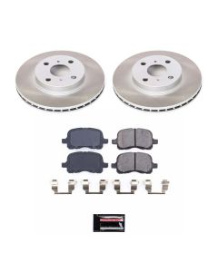 Power Stop 98-02 Toyota Corolla Front Semi-Coated Rotor Kit - SC1152