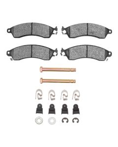 DFC 85-04 Chevrolet Corvette Front 5000 Advanced Semi Metallic Brake Pads and Hardware Kit - 1551-0412-01