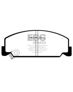 EBC 84-85 Honda Accord Sedan 1.8 Ultimax2 Front Brake Pads - UD273