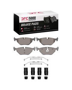 DFC 91-08 BMW 318ti Rear 5000 Advanced Low Metallic Brake Pads and Hardware Kit - 1552-0692-01