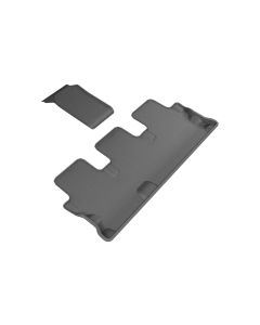 3D MAXpider 2014-2019 Toyota Highlander Kagu 3rd Row Floormats - Black - L1TY18231509