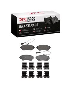 DFC 22-25 Ram ProMaster EV Rear 5000 Advanced Semi Metallic Brake Pads and Hardware Kit - 1551-2467-01