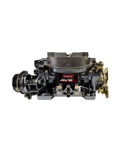 Edelbrock Carburetor AVS2 Series 650 CFM Electric Choke - Black Plasma Finish - 1906-BP