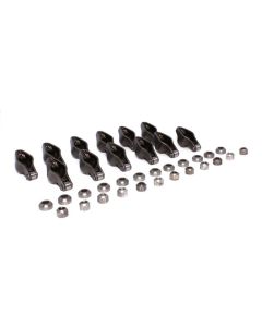 COMP Cams Magnum Roller Rocker Arms 1.52 Ratio Steel Construction Black Finish Fits Small Block Chevy 1955-1986 - 1412-12