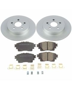 Power Stop 2019 Toyota Corolla Rear Z17 Evolution Geomet Coated Brake Kit - CRK8336