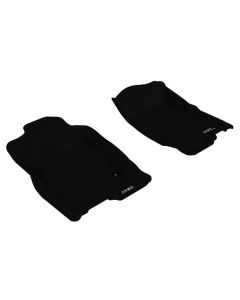3D MAXpider 2006-2010 Ford Explorer Kagu 1st Row Floormat - Black - L1FR03511509