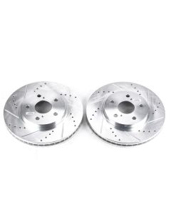 Power Stop 2002 Lexus ES300 Front Evolution Drilled & Slotted Rotors - Pair - JBR972XPR