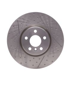 DFC 15-19 Mini Cooper Countryman Front Brake Rotor - Dimpled and Slotted - 640-32019