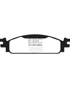 EBC 08-10 Ford Flex 3.5 Greenstuff Front Brake Pads - DP21825