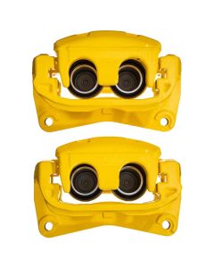 Power Stop 17-20 Toyota 86 Front Yellow Caliper w/Bracket (Pair) - S7084YLW