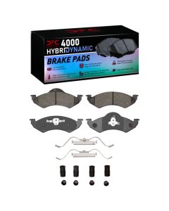 DFC 00-02 Dodge Dakota 4WD Front 4000 HybriDynamic Brake Pads and Hardware Kit - 4000-0820-01