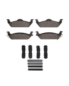 DFC 03-04 Dodge Dakota 4WD Rear 4000 HybriDynamic Brake Pads and Hardware Kit - 4000-0963-01