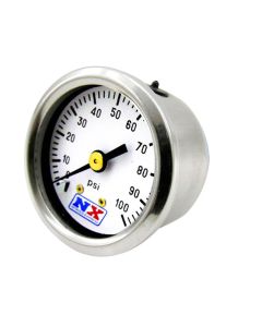 Nitrous Express Fuel Pressure Gauge (0-100 PSI) - 15512G