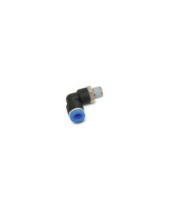 Vibrant Male Elbow Fitting for 3/16in OD Tubing (1/8in NPT Thread) - 22654
