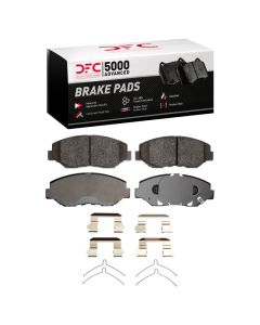 DFC 03-08 Honda Pilot Front 5000 Advanced Ceramic Brake Pads and Hardware Kit - 1551-0914-02