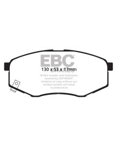 EBC 10-15 Hyundai Tucson 2.0 FWD Greenstuff Front Brake Pads - DP21866
