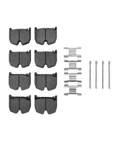 DFC 03-08 Mercedes-Benz CL65 AMG Front 5000 Advanced Low Metallic Brake Pads and Hardware Kit - 1551-0983-01