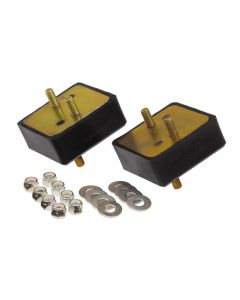 Jeep V8 Motor Mounts - Prothane Black 67-92