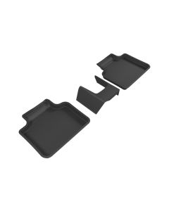 3D MAXpider 2016-2020 BMW X1/X2 F48/F39 Kagu 2nd Row Floormats - Black - L1BM07321509