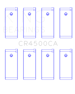 King Engine Bearings Nissan Yd22/Yd25 (Size +0.50mm) Connecting Rod Bearing Set - CR4500CA0.5