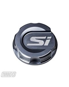 Turbo XS 2016+ Honda Civic Grey Oil Cap - HC-OC-GRY-SI