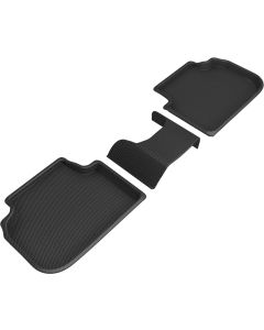 3D Maxpider 20-22 BMW 2 Series Gran Coupe Kagu Second Row Floormat - Black - L1BM11121509