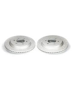 Alcon 2010+ Ford F-150 336x24mm Slotted Rotor Kit w/ Electric Park Brake - Rear - DKR3430X1218C