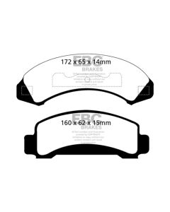 EBC 87-88 Ford Aerostar 2.3 Ultimax2 Front Brake Pads - UD387