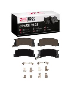 DFC 82-85 Toyota Celica Rear 5000 Advanced Semi Metallic Brake Pads and Hardware Kit - 1551-0240-01