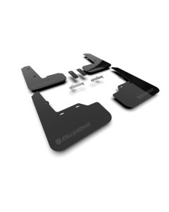 Stylish Black Flap with Metallic Logo - RALL-MF92-UR-BLK/MBK-X