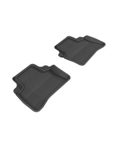 3D MAXpider 2010-2016 Mercedes-Benz E-Class W212 Kagu 2nd Row Floormats - Black - L1MB05721509