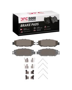 DFC 93-00 Lexus LS400 Rear 5000 Advanced Ceramic Brake Pads and Hardware Kit - 1551-0613-01