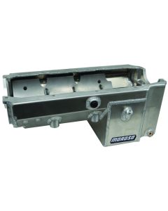 Moroso Dart/Rocket Small Block (w/-16An External Pick Up) Wet Sump 8qt 8.5in Alum Oil Pan - 21248